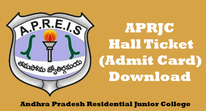 APRJC Hall Ticket Download 2025
