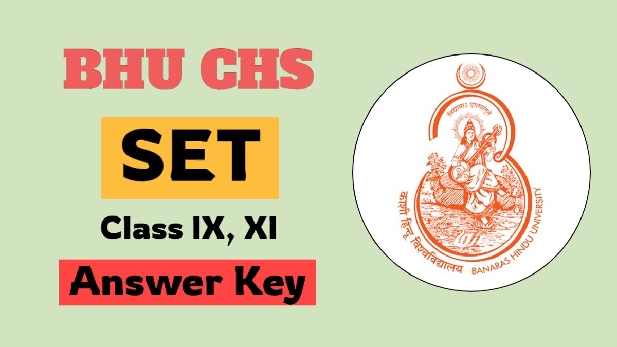 BHU CHS SET Answer Key 2025