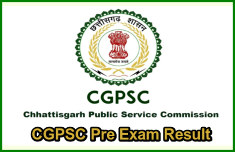 CGPSC Pre Result 2024