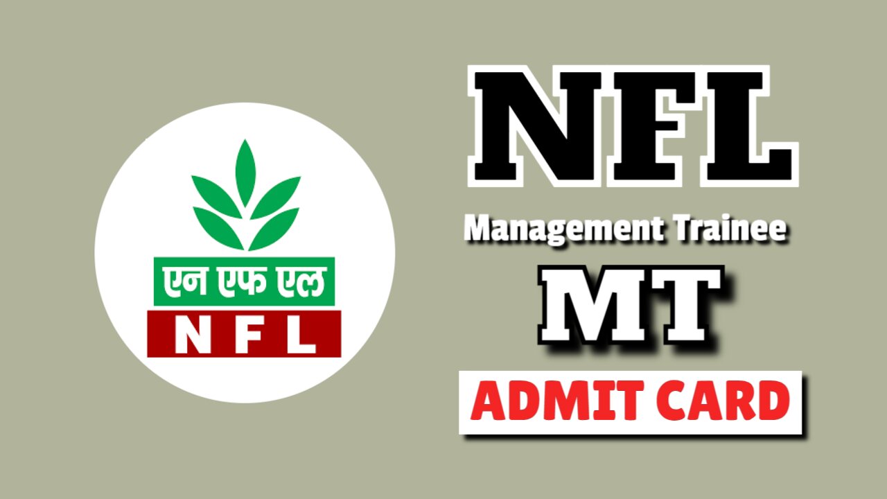 NFL Management Trainee MT Admit Card