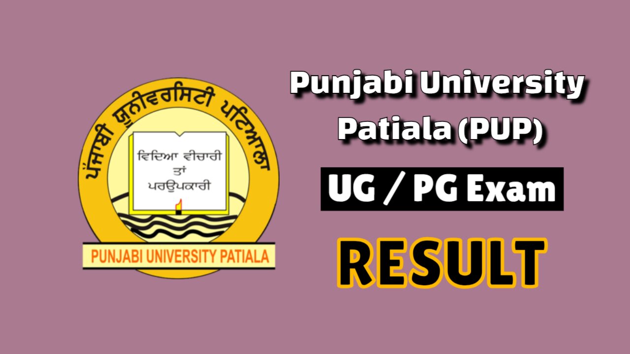 Punjabi University Patiala PUP Result 2025