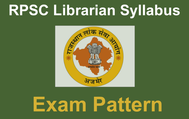 RPSC Librarian Syllabus 2024