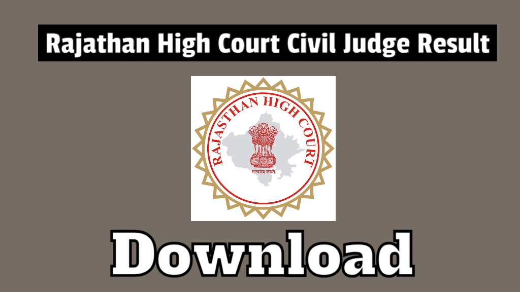 Rajasthan High Court Civil Judge Result