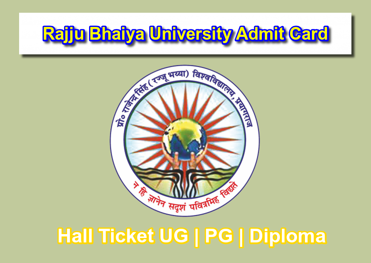 Rajju Bhaiya University Admit Card 2025