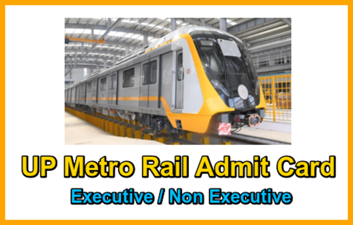 UP Metro Admit Card 2024 Exam Date