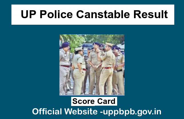 UP Police Constable Result 2024 Score Card