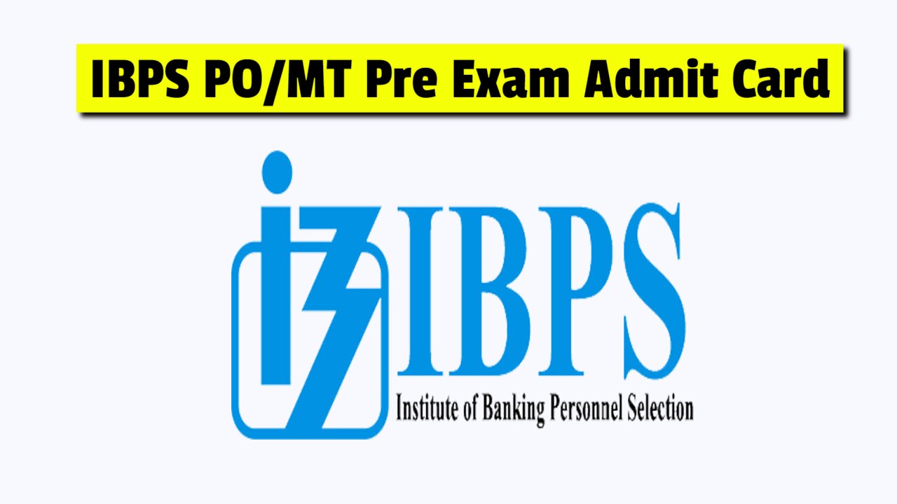 ibps po pre admit card 2025