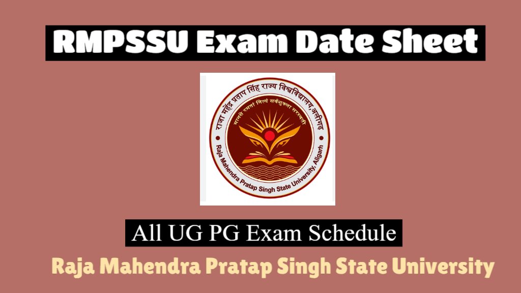 rmpssu date sheet schedule 2025